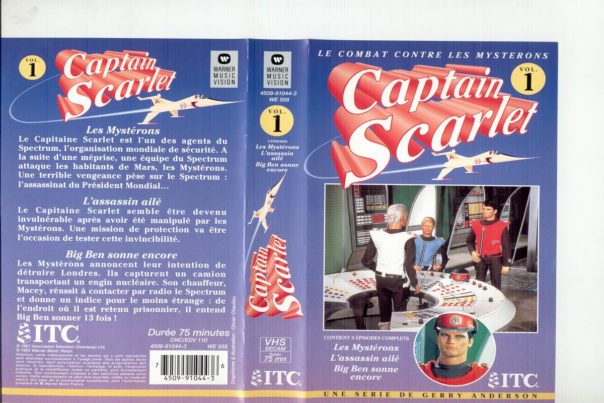 Jaquette DVD Captain scarlet vol 1